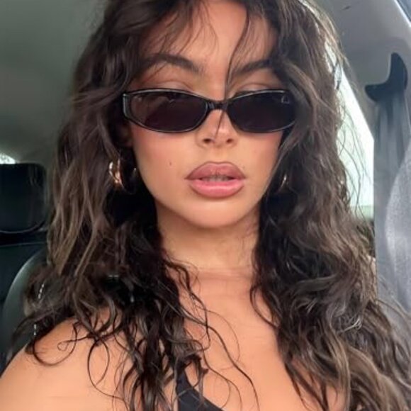 Retro Oval Sunglasses Y2K Chic Cat Eye Lightweight Minimal Sunnies main image 6